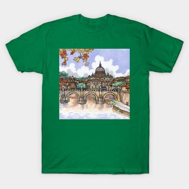 Rome T-Shirt by maxwellillustration